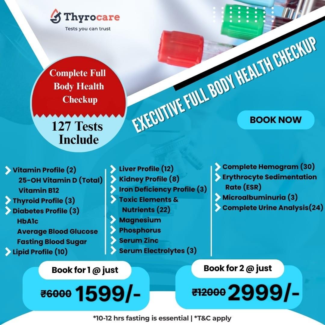 EXECUTIVE FULL BODY HEALTH CHECKUP